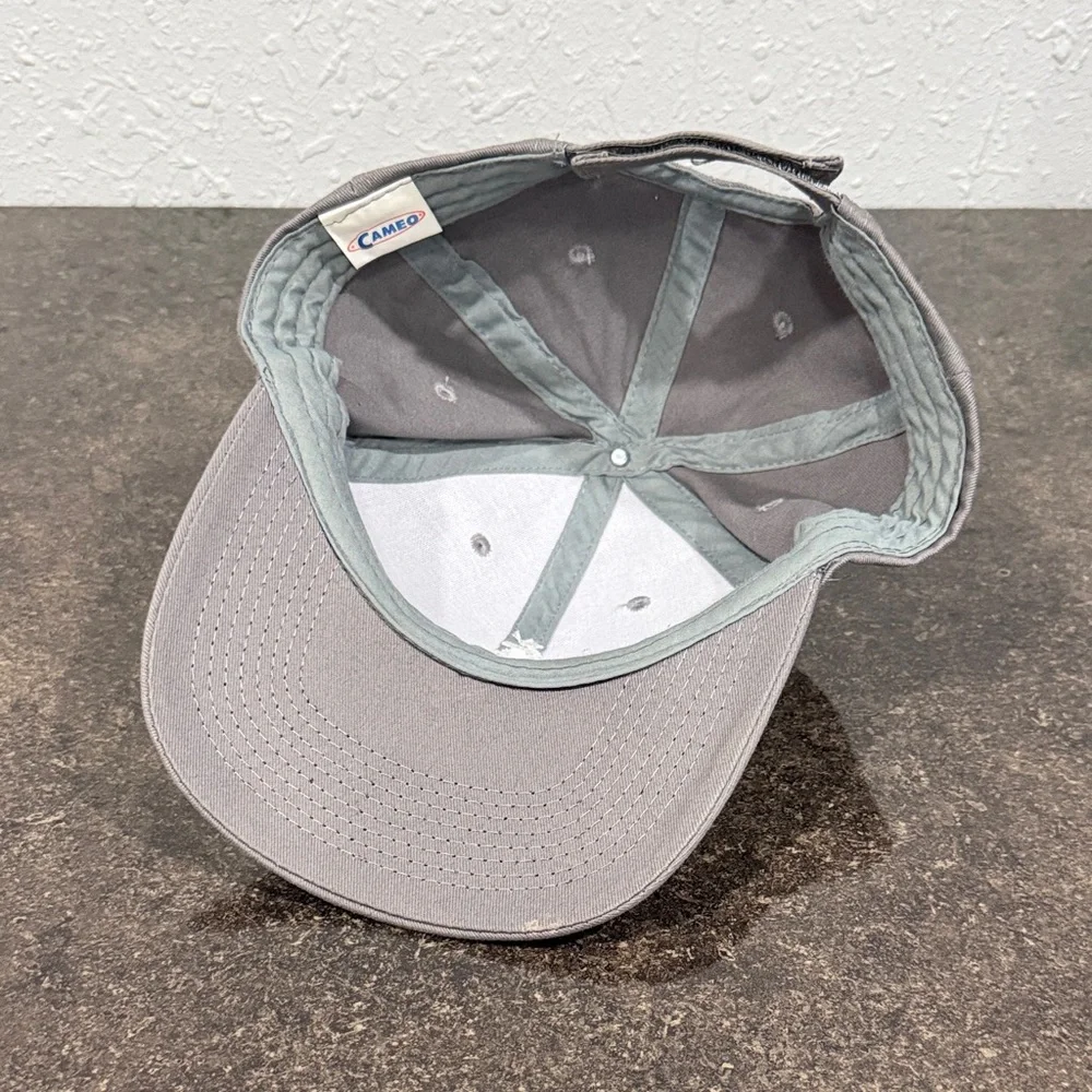 Cameo‎ Jackson Hole Wyoming Like Trucker Strapback Cap Hat Gray